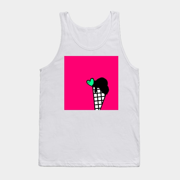 Snow Cone Icecream Love Colors Tank Top by XOOXOO